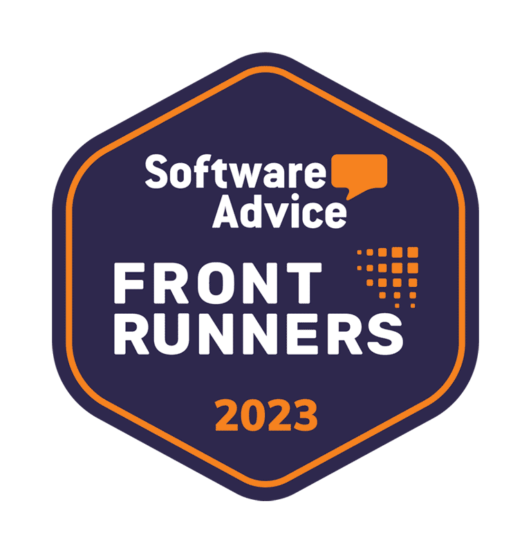 Front Runner in Software Advice rankings 2023
